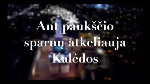 Kalėdinis labdaros vakaras „Ant paukščio sparnų atkeliauja Kalėdos“ – Kauno Jono Jablonskio gimnazija